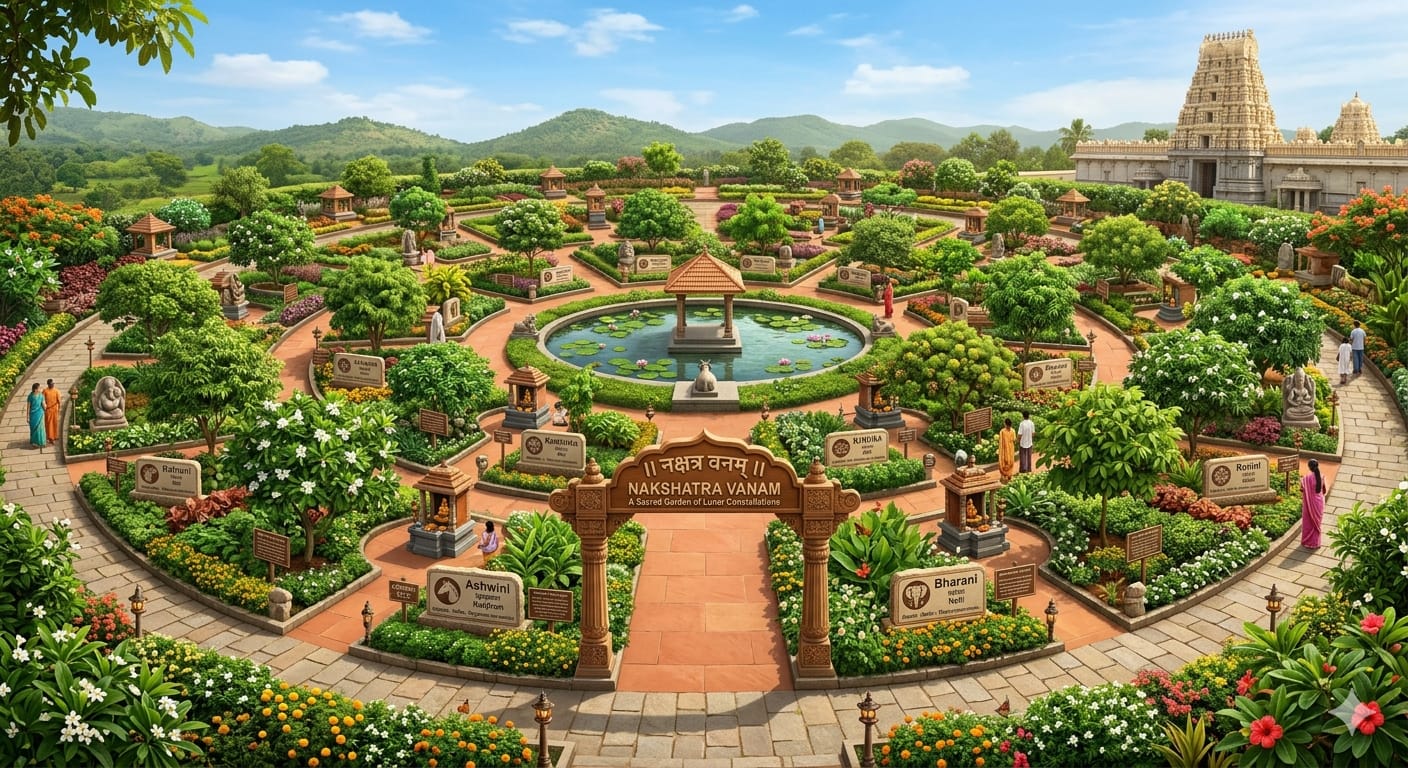 Lunar Constellation Garden/ Nakshatra Garden