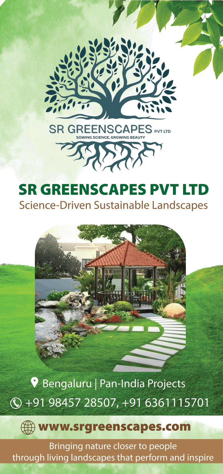 Welcome to the official SR Greenscapes Pvt. Ltd. Brochure